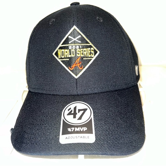 New ‘47 MVP 2021 Adjustable Cap Hat World Series 2021 Strap Back Atlanta Braves - Picture 1 of 6